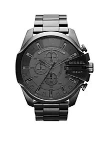 Diesel Men's Gunmetal Stainless Steel Mega Chief Watch | belk
