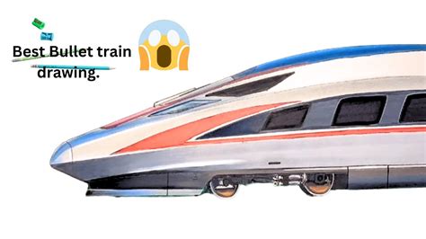 Mesmerizing Bullet Train Drawing Time Lapse How To Draw A Bullet