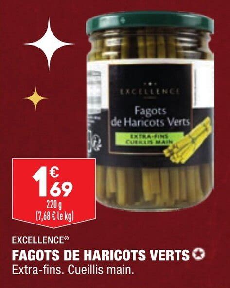 Promo Fagots De Haricots Verts Chez ALDI