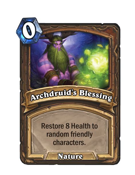 Archdruids Blessing Hearthstone Wiki