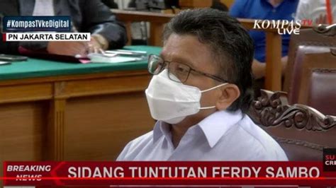 Ferdy Sambo Hari Selasa Ini Akan Baca Pledoi Keberatan Atas Tuntutan