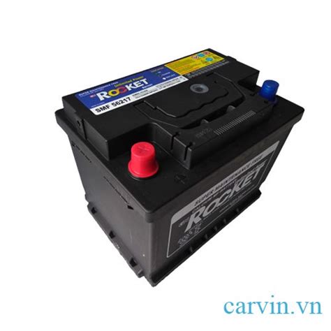 Bình ắc quy Rocket 12V 62AH SMF 56217 Miễn Bảo Dưỡng Carvin