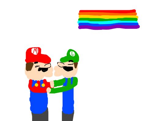 luigi x mario - Drawception