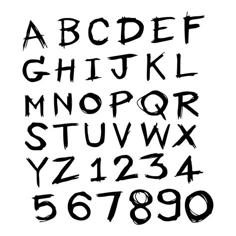 simple font drawing 2
