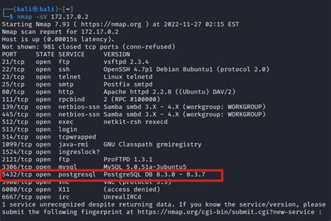 perform postgres db brute force attack  working golinuxcloud