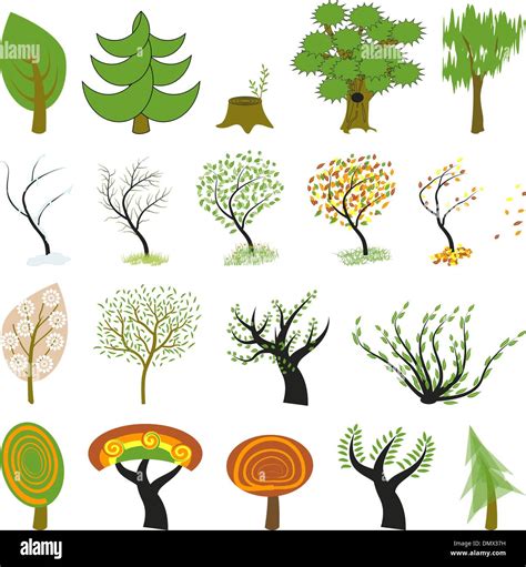 Cartoon Trees Hi Res Stock Photography And Images Alamy