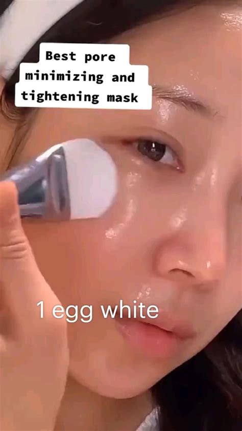 Face Mask For Skin Tightenin 1egg White 1 Spoon Honey 1 Spoon Lemon