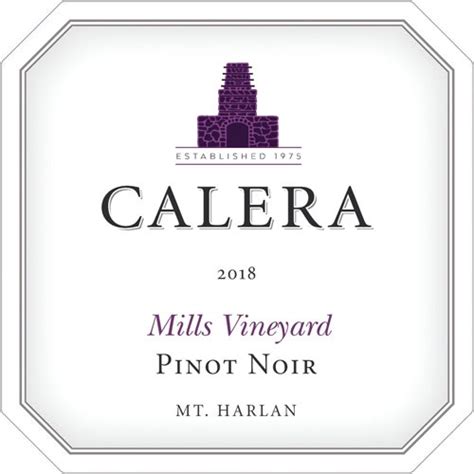 Calera 2018 Mills Vineyard Pinot Noir Mt Harlan Rating And Review