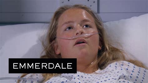 Emmerdale Liv Wakes Up In Hospital After Her Seizure Youtube