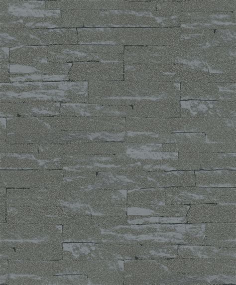 Faux Textured Wallpaper Featuring Stone Tiles Wall,58414, One Roll ...