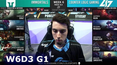 Immortals Vs CLG Week 6 Day 3 S10 LCS Spring 2020 IMT Vs CLG W6D3