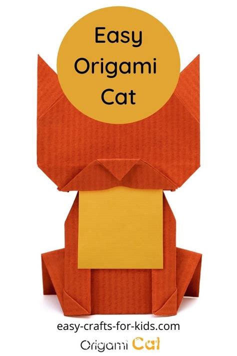 Easy Origami Cat Ideas