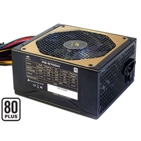 Fonte ATX 700W Reais C3Tech PS G700M 80 Plus PFC Ativo