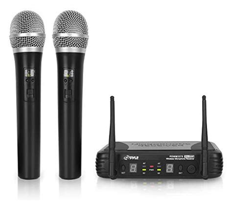 PYLE PRO Professional Wireless Microphone System Dual UHF Band