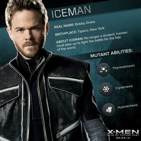 Iceman. Bobby Drake | X men, Man movies, X-men apocalypse