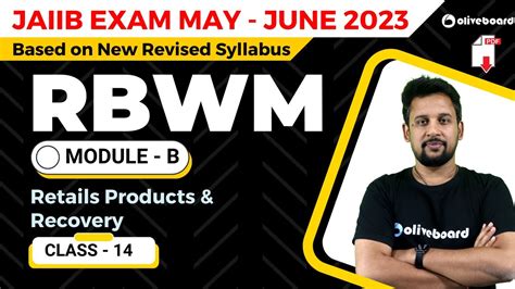 Jaiib Exam May June New Syllabus Jaiib Rbwm Module B