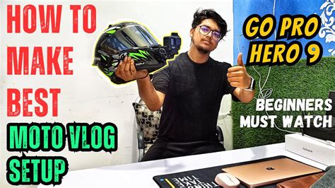 Making The Best Moto Vlogging Setup With Go Pro Hero Youtube