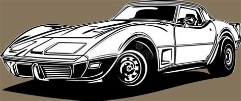 Corvette Stock Illustrations – 702 Corvette Stock Illustrations ...