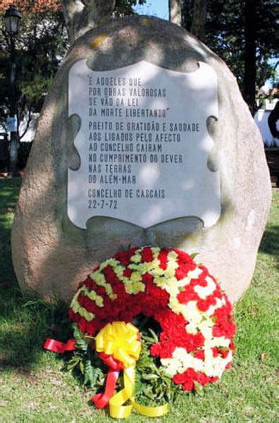 Concelho De Cascais Monumentos Aos Combatentes E Campas