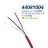 SH Ingeniería 44061104 Cable de incendio FPLR 2x16 x 305mts