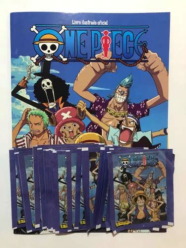 One Piece Álbum Cortesia 20 Pacotinhos 100 Figurinhas Frete grátis