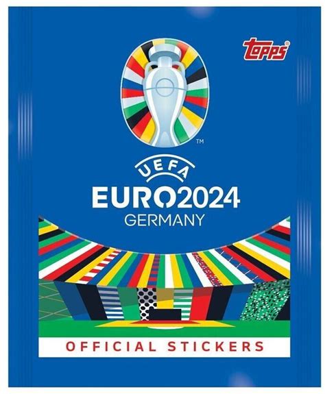 Topps UEFA Euro 2024 Official Sticker Collection Multipack Ab 15 35