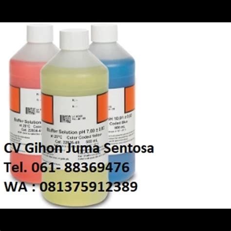 Jual Buffer Solution Kit Color Coded PH 4 01 PH 7 00 And PH 10 01 500