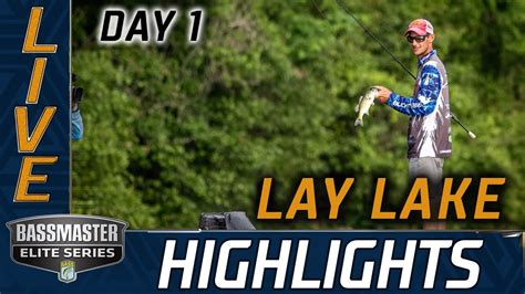 Bassmaster Highlights Day 1 Action Of Bassmaster Elite At Lay Lake