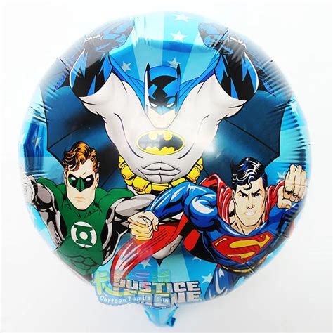 Quality Helium Balloon Justice League Aluminium Foil Balloons Cartoon