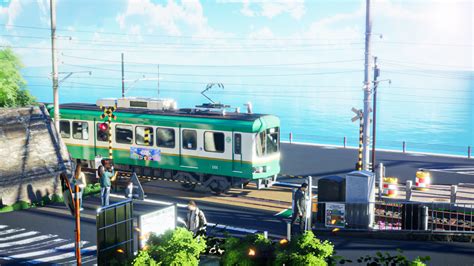 ArtStation - Enoshima Station Anime Style