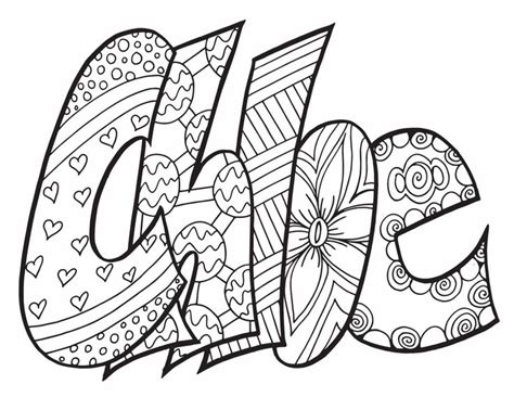 10 Free Chloe Coloring Pages Click Here To Download The Page Above Name Coloring Pages Free