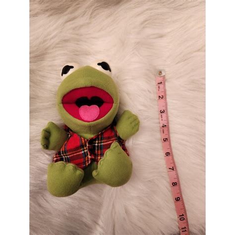 Kermit The Frog 1987 Vintage Plush Kermit The Frog... - Depop