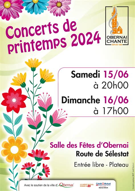 Concert De Printemps 2024 Concert Chorale A Obernai