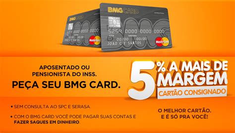 Cart O Consignado Bmg Card Autocred Financeira Bmg