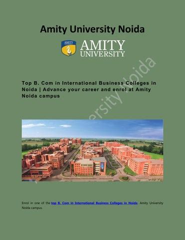 Top B. Com in International Business Colleges in Noida | Advance your ...