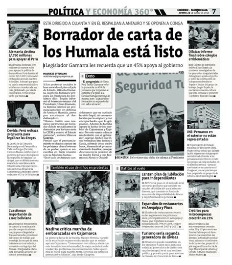 Grupo Iniciativa Anticorrupcion Ilo Borrador De Carta De Los Humala