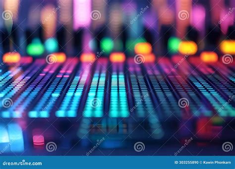 Music equalizer stock illustration. Illustration of music - 303255890