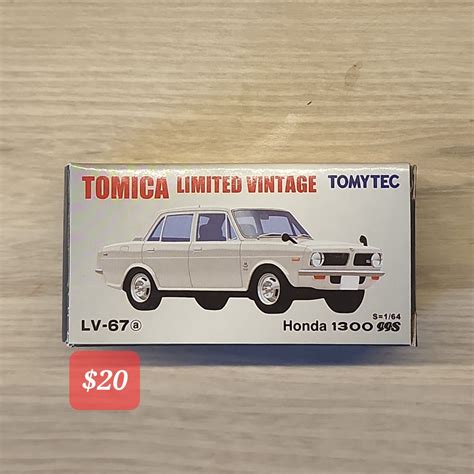 Tomica Limited Vintage Honda 1300 JDM 1 64 Not Hotwheels Inno64 Mini Gt Tarmac Works Hot Wheels