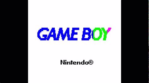 Gameboy Color Startup Youtube