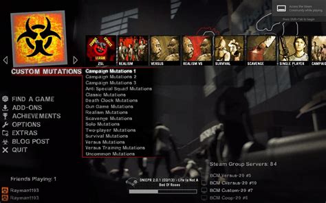 Urik Game Menu [Left 4 Dead 2] [Mods]