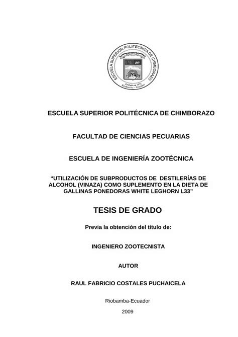 Pdf Tesis De Grado Dspace Espoch Edu Ecdspace Espoch Edu Ec