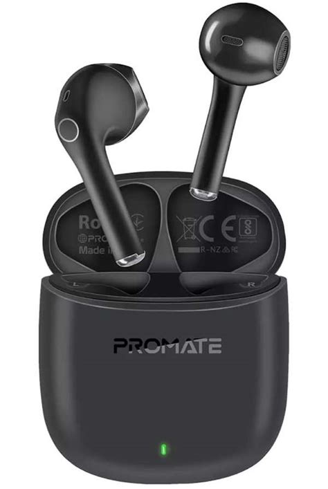 Promate Lima True Wireless In Ear Bluetooth V53 Earbuds With Enc Noise Reduction Black Photo