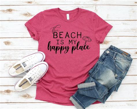 The Beach Is My Happy Place T Shirt