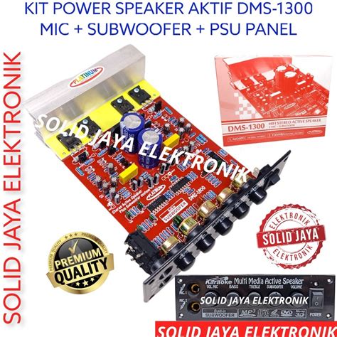 Jual Tren Terbaru Kit Power Speaker Aktif W Stereo Dms Mic