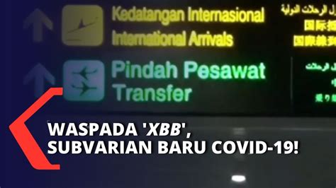 KKP Bandara Soekarno Hatta Waspada Subvarian Baru Covid 19 XBB YouTube