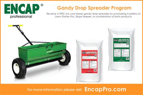 Encap Pro Introduces Gandy Drop Spreader Program