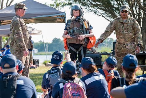 Air Force Jrotc Cadets Mentored By Active Duty Guard Rotc Airmen