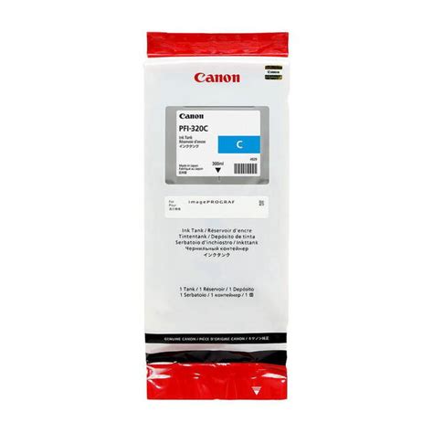 Canon PFI 320C High Capacity Cyan Original Ink Cartridge