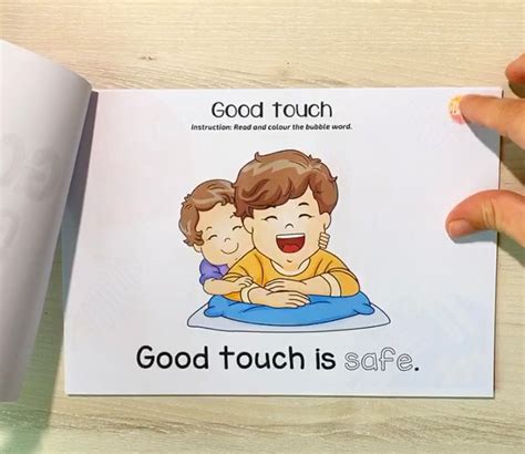 Buy Good Touch, Bad Touch A5 Printable Booklet Child Abuse Prevention ...