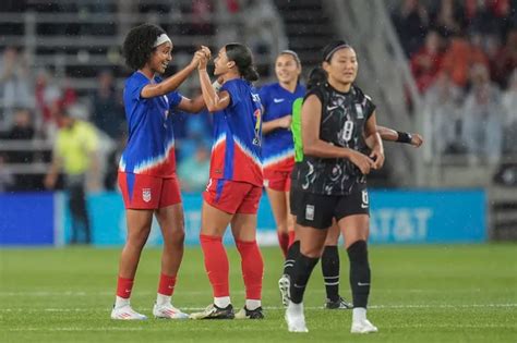 Uswnt Beats South Korea 3 0 In Friendly Lily Yohannes Scores In Debut